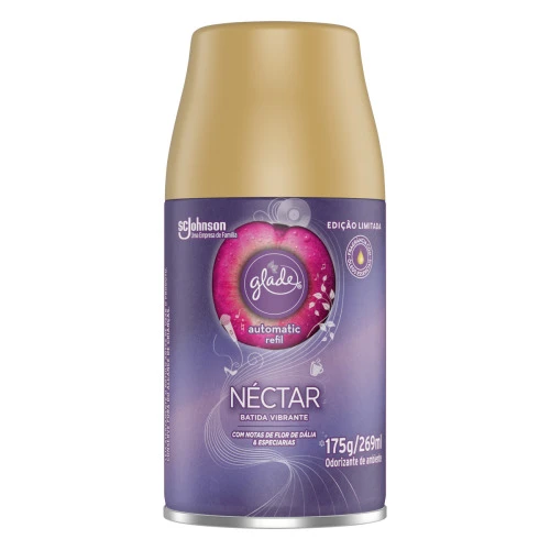 ODORIZADOR DE AMBIENTE NÉCTAR GLADE AUTOMATIC FRASCO 269ML REFIL