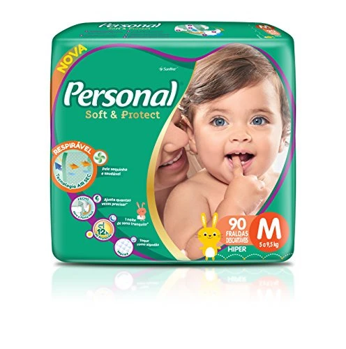 FRALDA PERSONAL BABY HIPER M 90UN