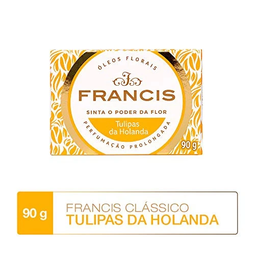 SABONETE FRANCIS LUXO FLOR LARA 12X 173421 SABONETEONETE FRANCIS AMARELO