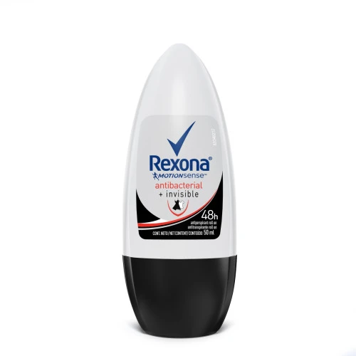 DESODORANTE ROLL ON REXONA MOTIONSENSE ANTIBACTERIAL + INVISIBLE 50ML