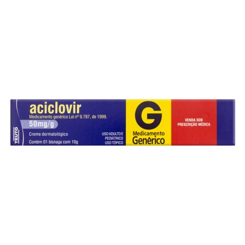 ACICLOVIR 50MG G TEUTO CAIXA 10G