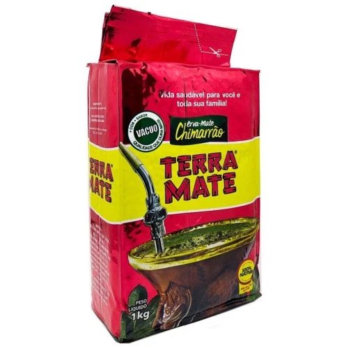 ERVA MATE CHIMARRÃO TERRA MATE VÁCUO 1 KG