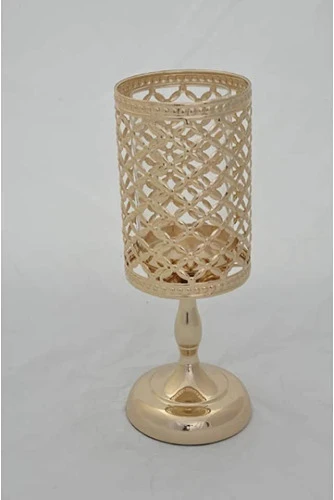CASTIÇAL BUBBLE NATAL 34 X 9 5 CM DOURADO