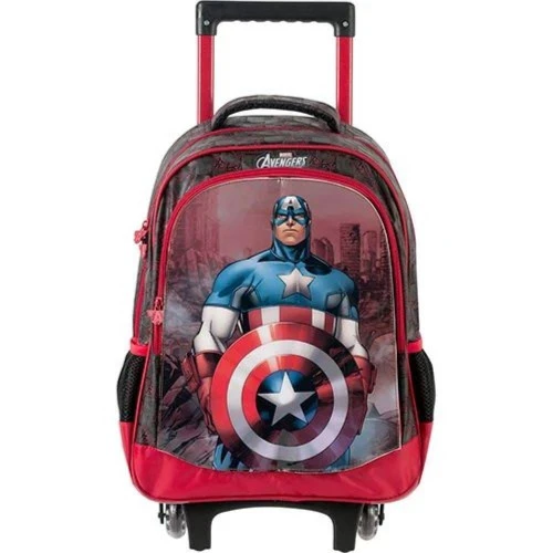 MOCHILA DE RODINHA VINGADORES TRIPLE ACTION MEDIA XERYUS 2797464