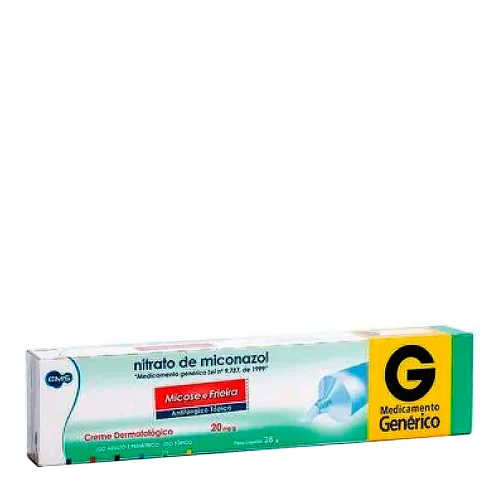 NITRATO DE MICONAZOL CREME 20MG GENÉRICO EMS 28G
