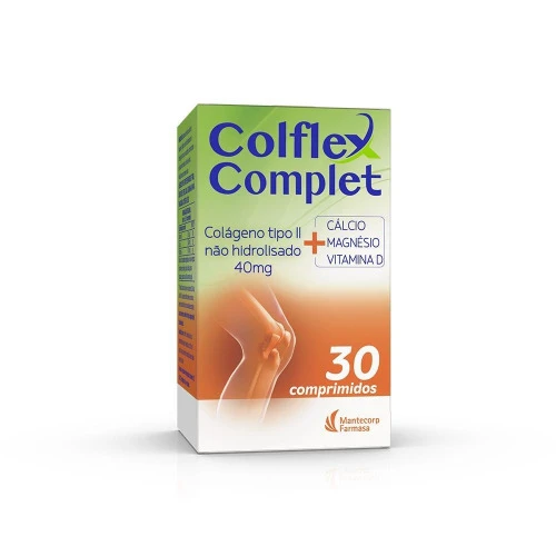 COLFLEX COMPLET COLÁGENO TIPO II NÃO HIDROLISADO 30 CP