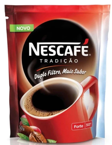 CAFÉ SOLÚVEL FORTE NESCAFÉ TRADIÇÃO SACHÊ 50G