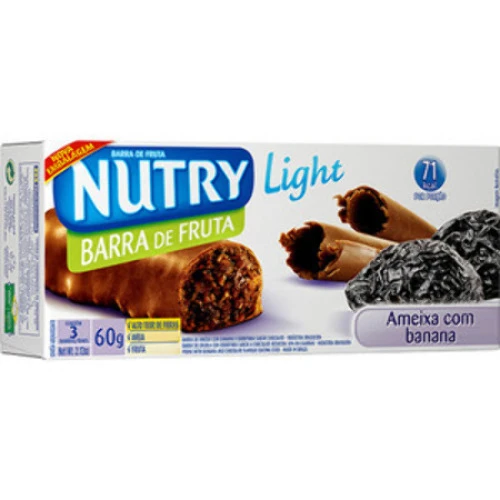 BARRA DE CEREAIS NUTRY LIGHT AMEIXA COM BANANA
