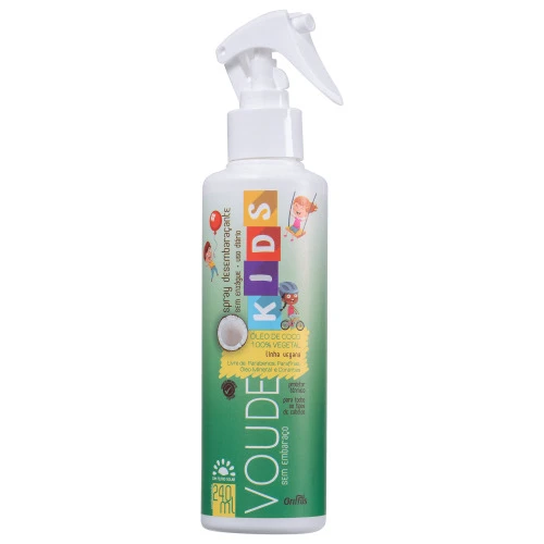 SPRAY DESEMBARAÇANTE VEGANO SEM EMBARAÇO VOU DE KIDS GRIFFUS 240ML