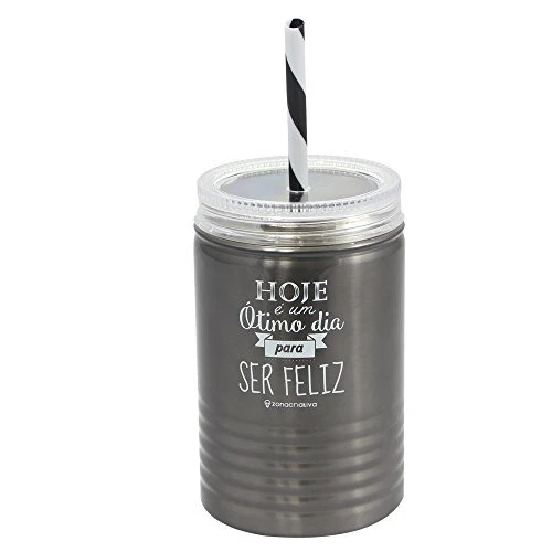 COPO METAL PARA SER FELIZ 550ML