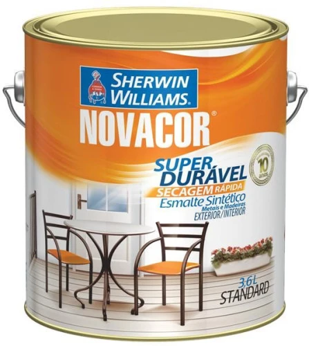 ESMALTE NOVACOR ALTO BRILHO BRANCO 3 6L