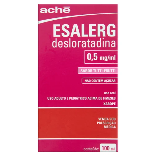 XAROPE ESALERG 0 5MG ML TUTTI FRUTTI ACHÊCAIXA 100ML