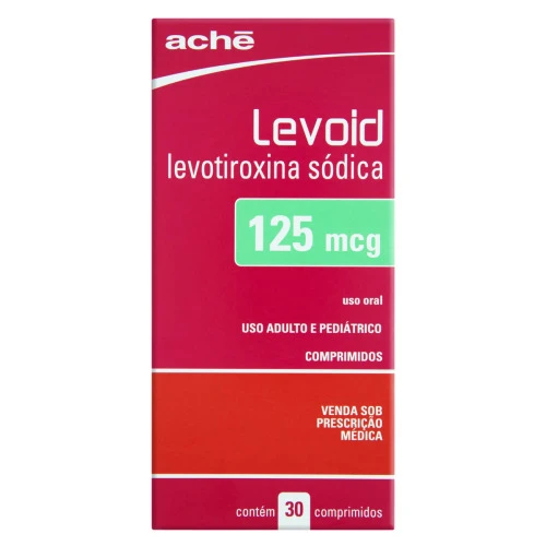 LEVOID 125MCG ACHÊCAIXA 30 COMPRIMIDOS