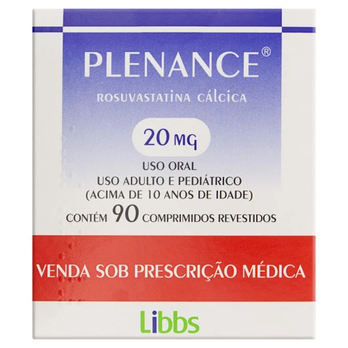 PLENANCE 20MG LIBBS CAIXA 90 COMPRIMIDOS REVESTIDOS