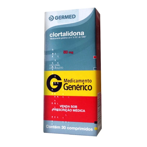 CLORTALIDONA 50 MG 30 COMPRIMIDOS GERMED PHARMA GENÉRICO