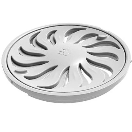 RALO EM PVC REDONDO ABRE E FECHA 100MM BRANCO