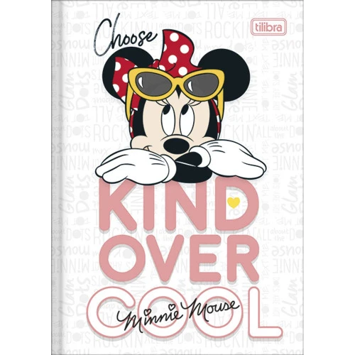 CADERNO BROCHURA TILIBRA 80 FOLHAS 1 4 MINNIE