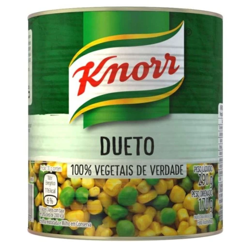 ERVILHA MILHO VERDE KNORR 170G LT