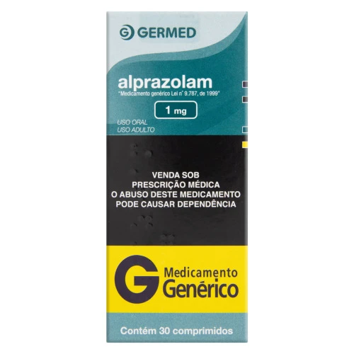 ALPRAZOLAM 1MG GERMED CAIXA 30 COMPRIMIDOS