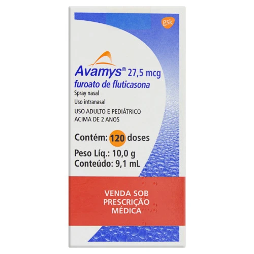 AVAMYS 27 5MCG GSK CAIXA 10G 120 DOSES