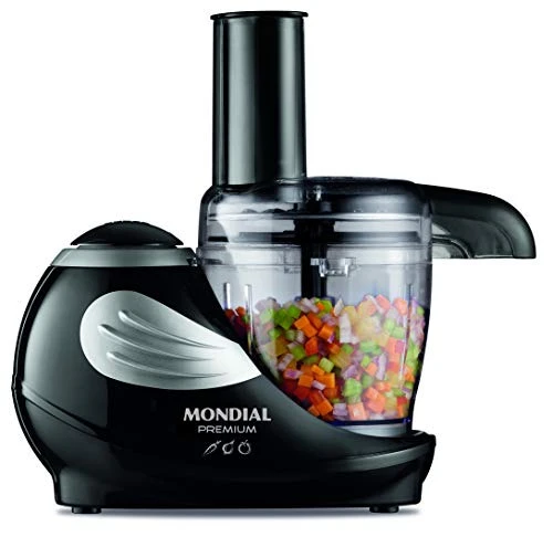 MULTIPROCESSADOR MONDIAL MINI MP02 PRETO E PRATA 160W