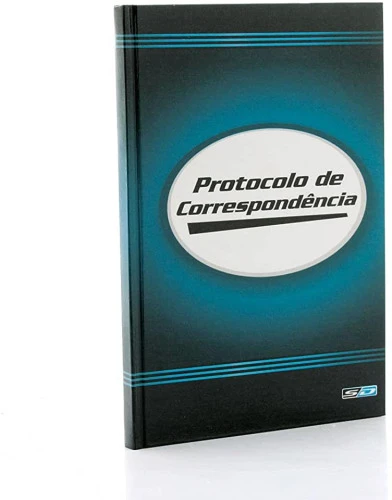 LIVRO PROTOCOLO DE CORRESPONDÊNCIA 1 4 154X216MM 104 FOLHAS SÃO DOMINGOS