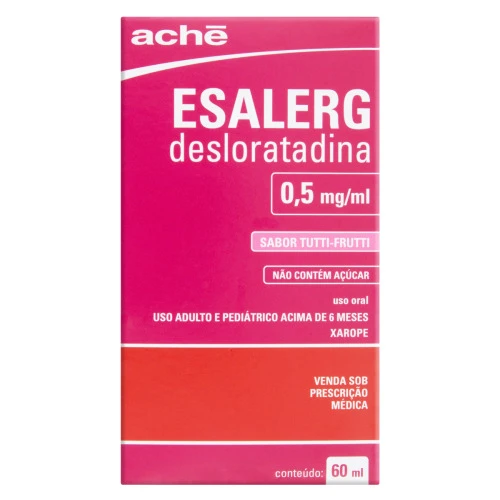 XAROPE ESALERG 0 5MG ML TUTTI FRUTTI ACHÊCAIXA 60ML