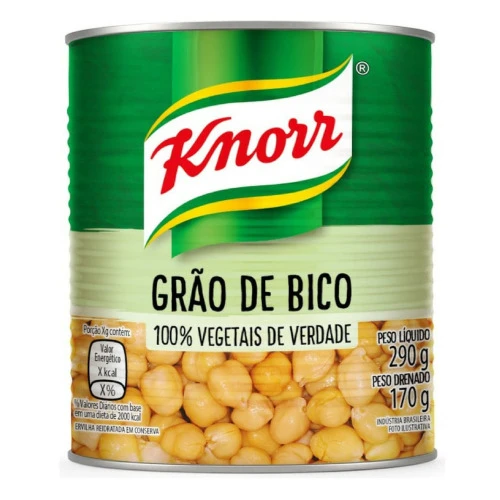 GRÃO DE BICO EM CONSERVA KNORR 170G