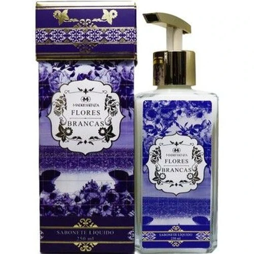 SABONETE LÍQUIDO FLORES BRANCAS 250ML