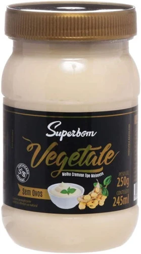 MAIONESE VEGANA VEGETALE SUPERBOM 250G