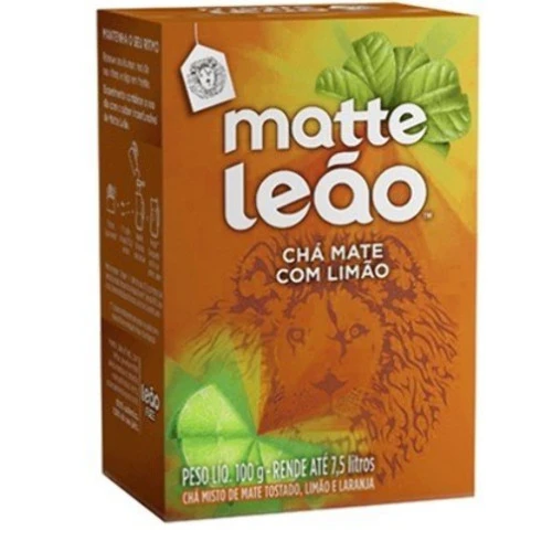 CHÁ MATE A GRANEL LIMÃO MATTE LEÃO CAIXA 100G