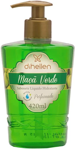 SABONETE LÍQUIDO MAÇA VERDE DI HELLEN COSMÉTICOS