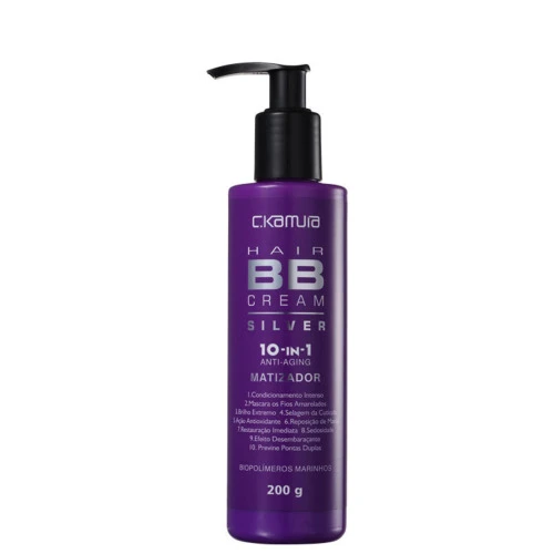 C KAMURA SILVER BB CREAM HAIR 10 IN 1 TRATAMENTO CAPILAR 200G