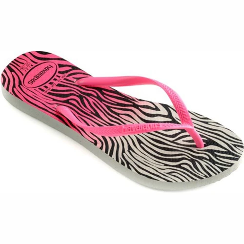 SAND HAVAIANAS SLIM ANIMALS 29 30 BRANCO MARAVILHA
