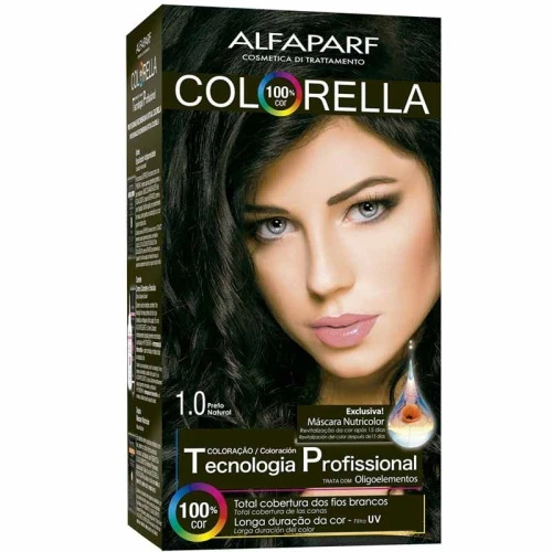 TINTURA COLORELLA PRETO NATURAL ALFAPARF