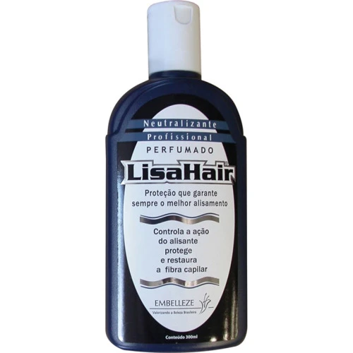ALISANTE CAPILAR LISAHAIR 300ML NEUTRALIZANTE COM PERFUME UNIT