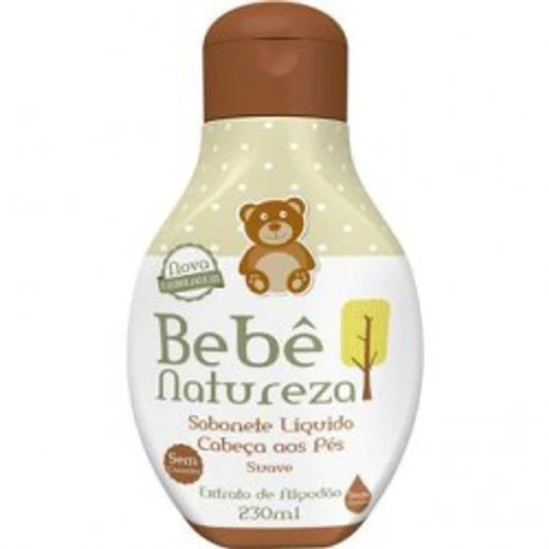 SABONETE LÍQUIDO DA CABEÇA AOS PÉS BEBÊ NATUREZA