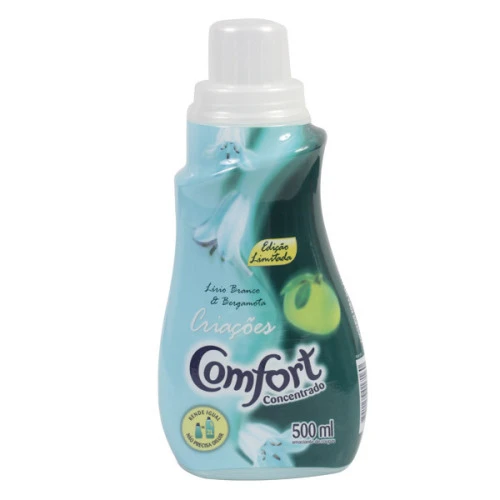 AMACIANTE DE ROUPA CONCENTRADO DETOX COMFORT FRASCO 500ML