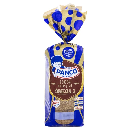PÃO INTEGRAL ÔMEGA 3 PANCO PACOTE 380G