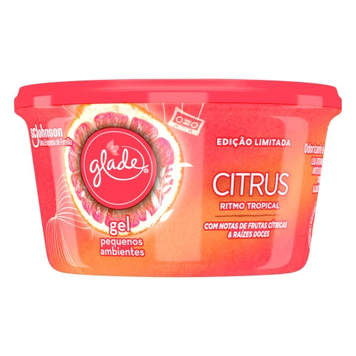 ODORIZADOR DE AMBIENTE EM GEL RITMO TROPICAL GLADE POTE 70G