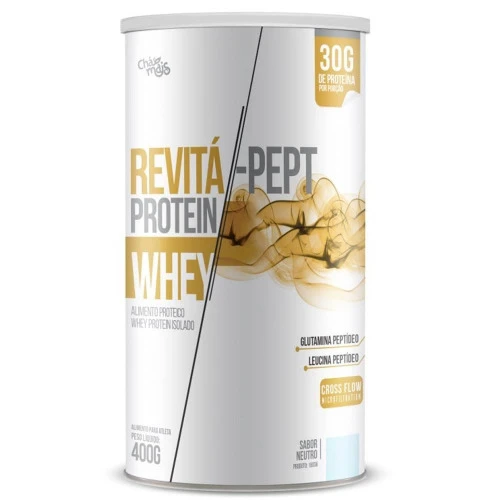 WHEY REVITA PEPT PROTEIN SABOR NEUTRO 400G CHÁMAIS