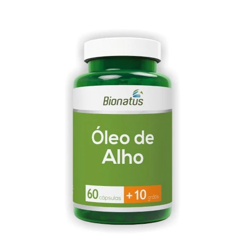 ÓLEO DE ALHO GREEN COM 60 10 CPS GTS BIONATUS