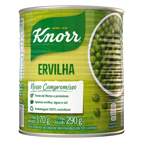 ERVILHA EM CONSERVA KNORR LATA 170G
