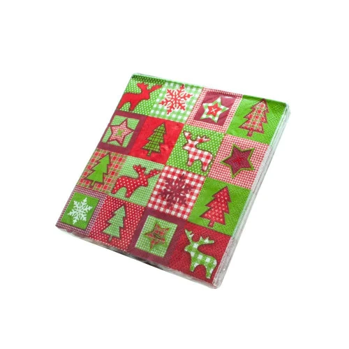 GUARDANAPO CROMUS PATCHWORK NATAL COM 20