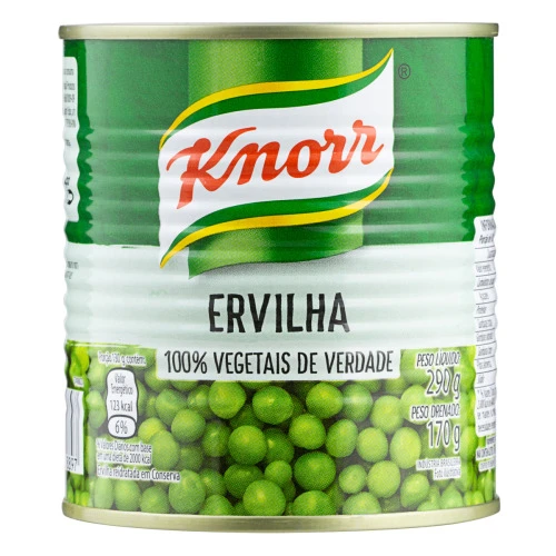 ERVILHA EM CONSERVA KNORR LATA 170G