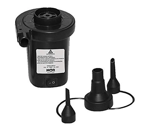 BOMBA DE AR ELÉTRICA 110V INFLA DESINFLA COLCHÃO BOTE INFLÁVEL BOIA INFLADOR ELÉTRICO MR8 1889