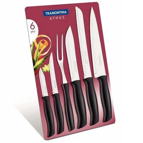 JG FACA TRAMONTINA 6PCS ATHUS 23099 081