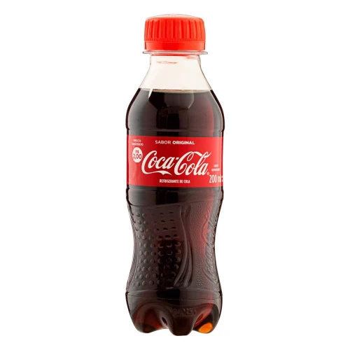 REFRIGERANTE COCA-COLA GARRAFA 200ML