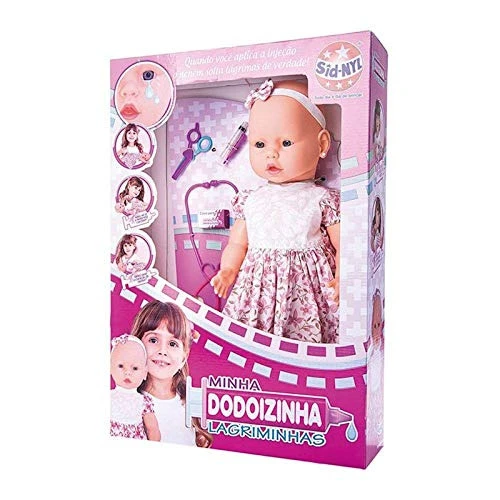 BRINQ BONECA MINHA DODOIZINHA LAGRIMINHAS SID NYL