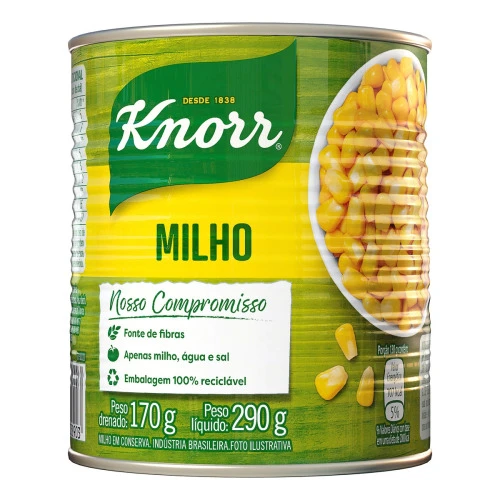 MILHO VERDE EM CONSERVA KNORR LATA 170G